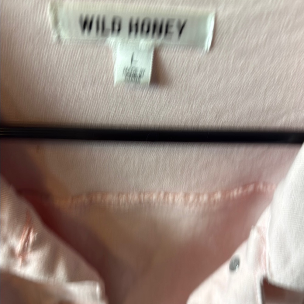 Wild Honey Women's Pink Denim Jacket - Picture 2 of 3